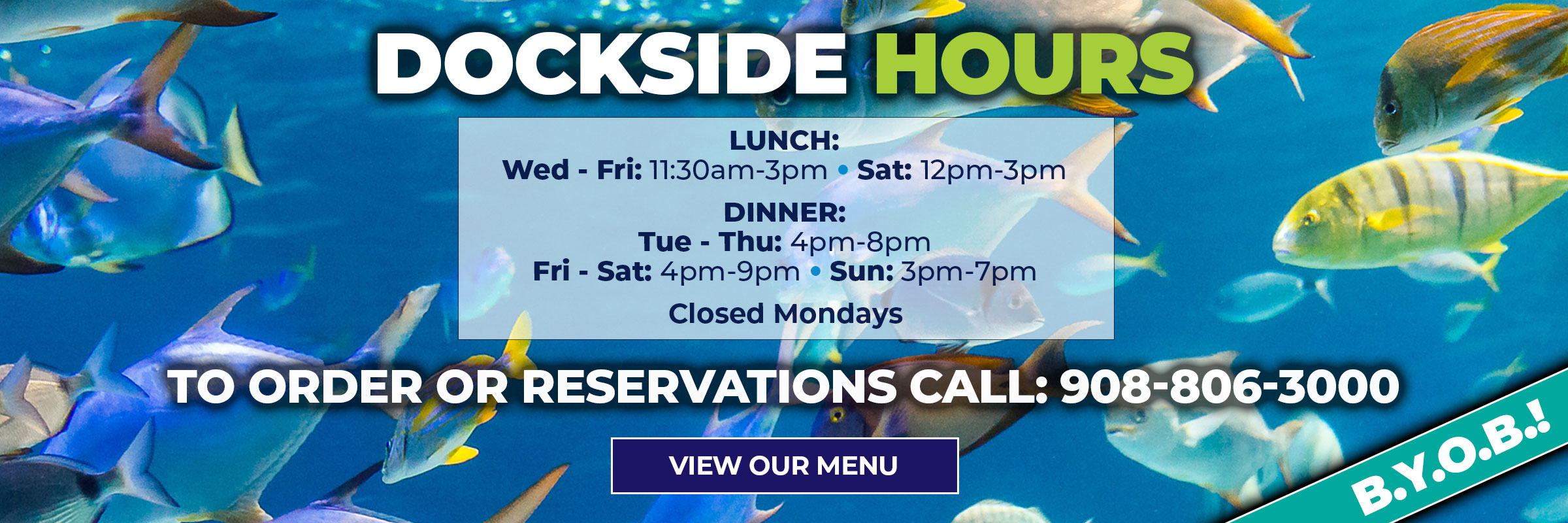 Dockside Dine In Banner